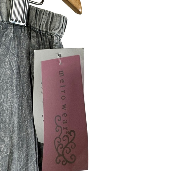 Metrowear Maxi Skirt Gray Stonewash Acid Wash Size Large - Picture 5 of 8